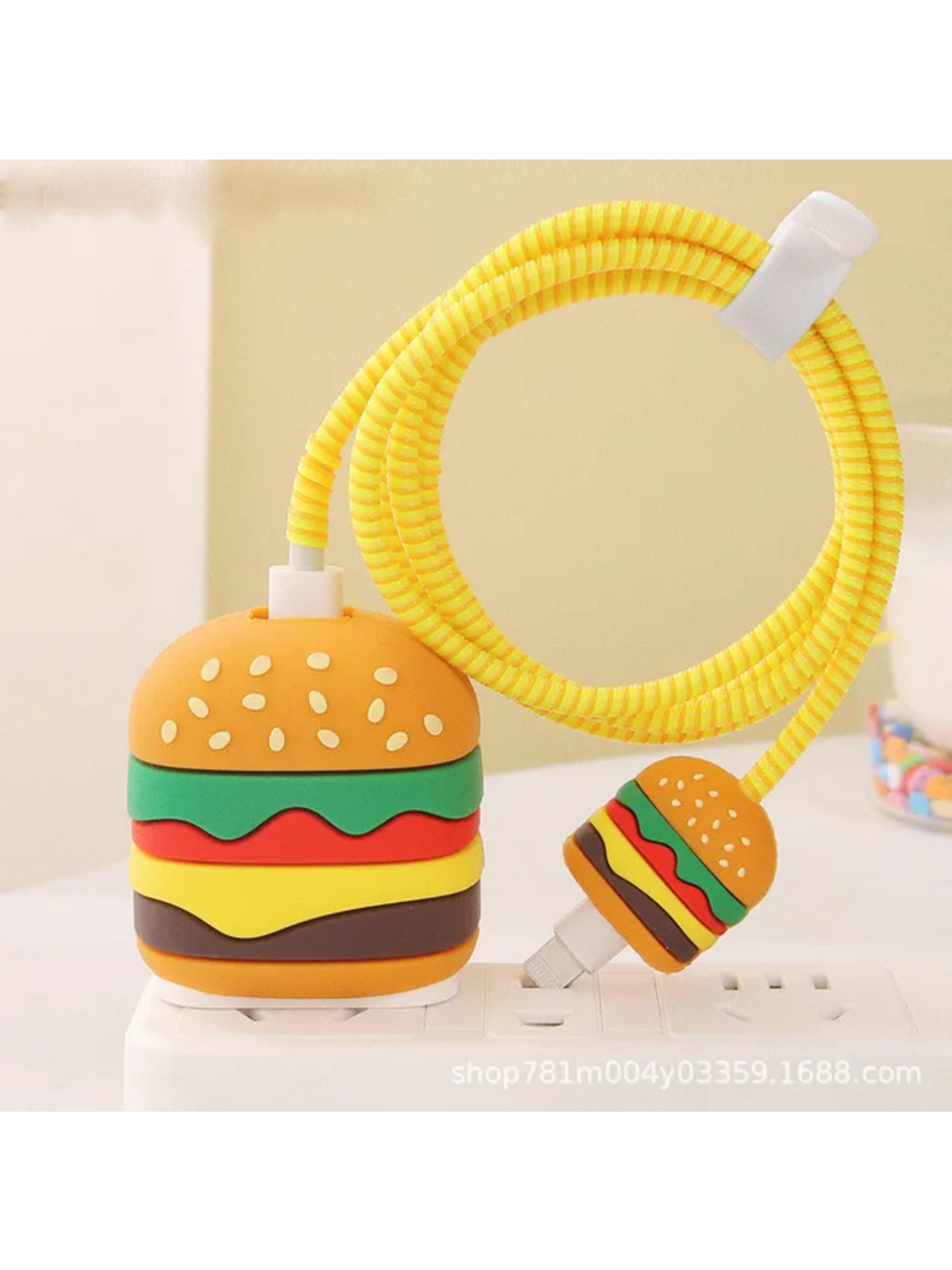 Hamburger iPhone Charger Cover Cable Protectors P30